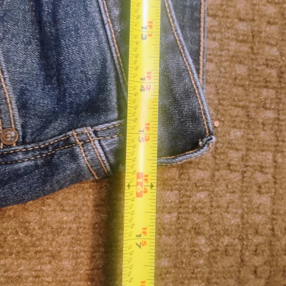 NWT American Eagle Mom Jeans Womens 12 Long Stretch Medium Wash High Rise Denim - Picture 8 of 13